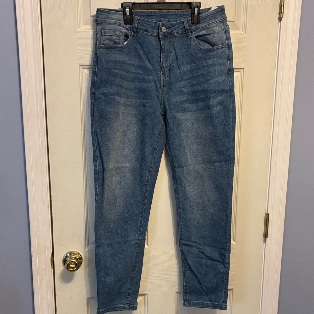 Women’s Blue Stretch Skinny Jeans